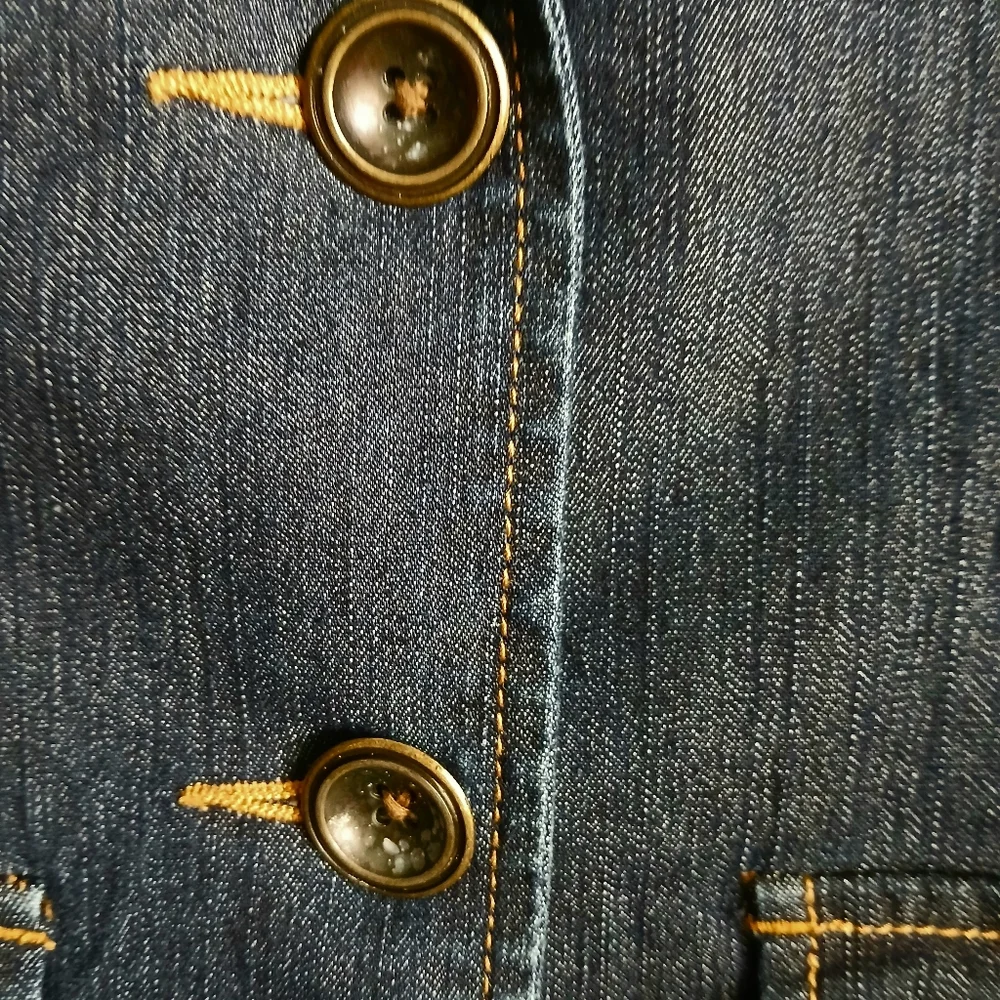 Denim Button-Up Jacket